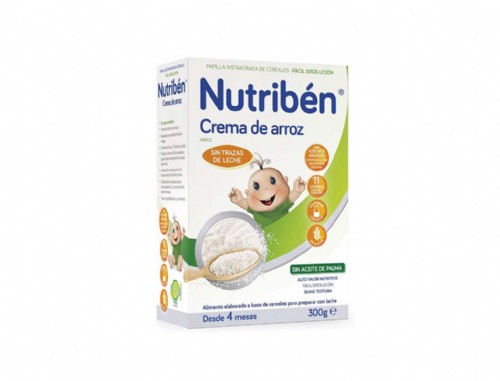 Nutribén Crema de Arroz Sin Gluten 300g